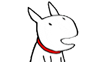 Bull Terrier Emote Sticker by Rex The Dog