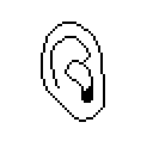 Q Tip Pixel Sticker by Michael Frei