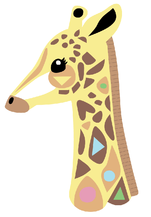 Africa Giraffe Sticker by Erstwilder