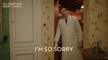 Sorry GIF by All Creatures Great And Small