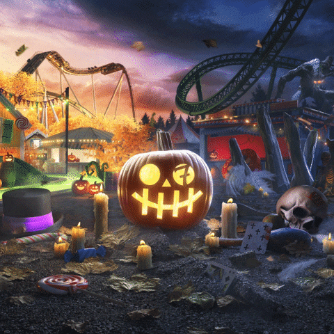 Amusement Park Halloween GIF by Liseberg