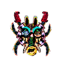 Puerto Rico Vejigante Sticker by MOYOGASH