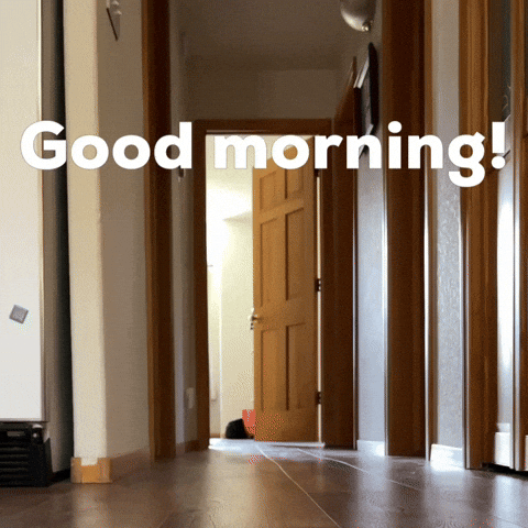 Good Morning Dog GIF