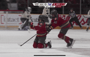 Hockey Teamwork GIF