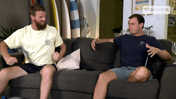Watching Tv Chest Beat GIF by Gogglebox Australia