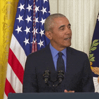 Barack Obama Reaction GIF by The Democrats