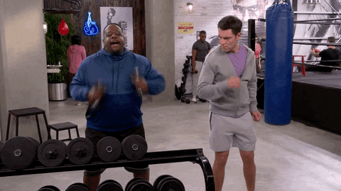 Working Out GIF by CBS - Find & Share on GIPHY