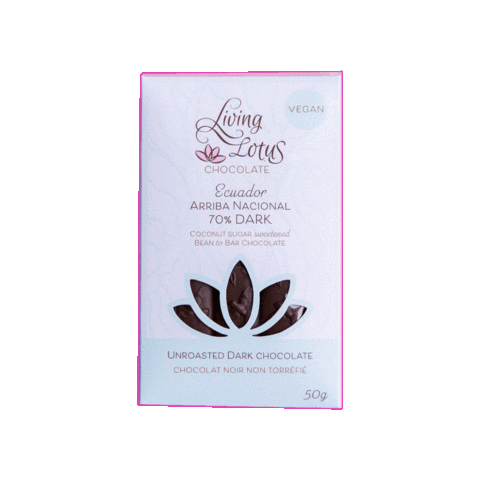 Living Lotus Chocolate Sticker