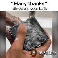 Pine Tar Thank You GIF by DrSquatchSoapCo