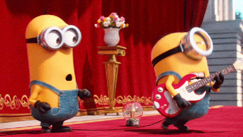Guitar Minions GIF - Find & Share on GIPHY