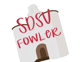 San Diego State College Sticker by SDSU Fowler