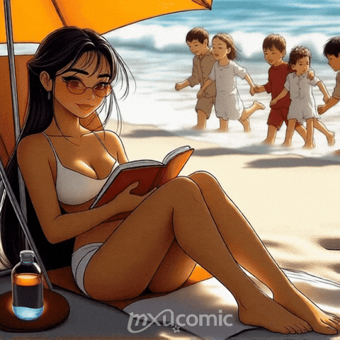 Beach Day Book Lover GIF by MXU