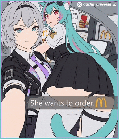 Mcdonalds Yuri GIF
