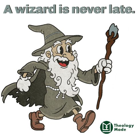 Lord Of The Rings Wizard GIF by Theology Made