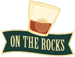 On The Rocks Drinking Sticker by Buffalo Trace Bourbon