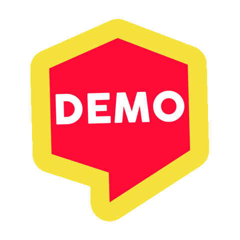 D Protest Sticker by Linz News