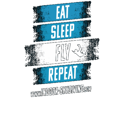 Eat Wind Tunnel Sticker by Indoor Skydiving Viernheim