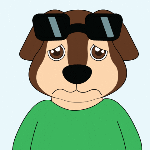 Sad Dog GIF by ChesterAbstract