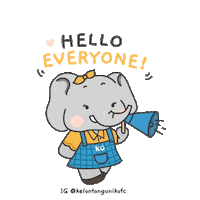 Everyone Hello Sticker by imajanation for iOS & Android | GIPHY