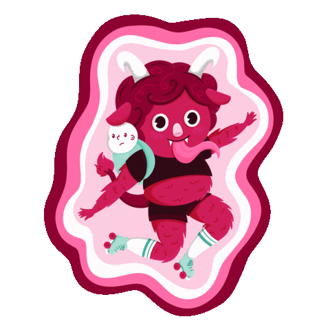 Christmas Skates Sticker