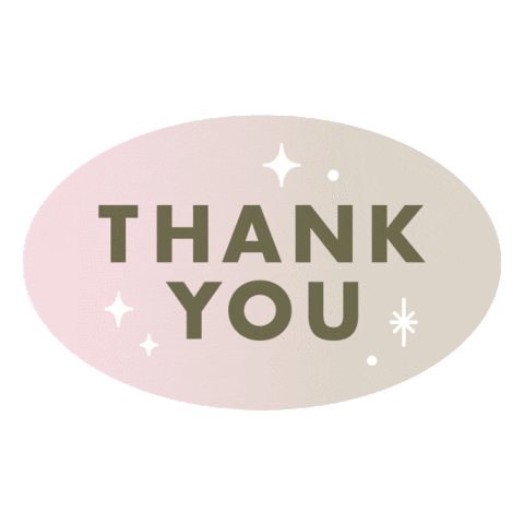 Thanks Thank You Sticker by ss.lam london