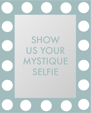 Selfie Vanity GIF by Mystique Hair Design