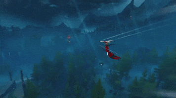 GiantSquidStudios flying epic forest flight GIF
