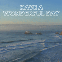 Have A Nice Day Beach GIF by GIPHY Studios Originals