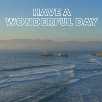 Have A Nice Day Beach GIF by GIPHY Studios 2021
