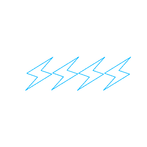 Lightning Bolt Sticker by tryzapp