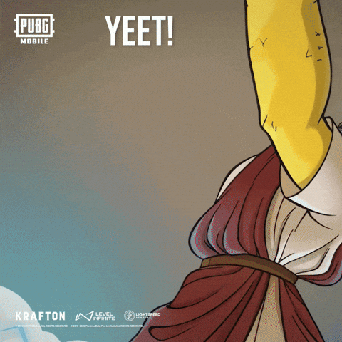 Throw Ban GIF by Official PUBG MOBILE