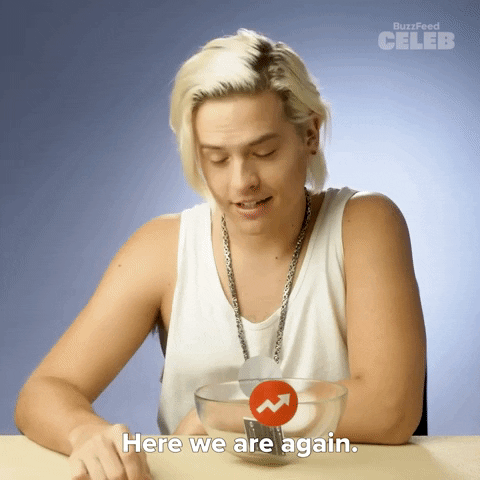 Here We Are Dylan Sprouse GIF by BuzzFeed