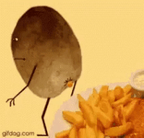 potato chops GIF