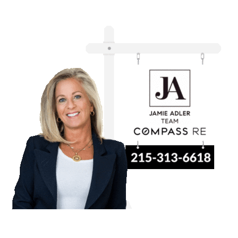 Jamie Adler Sticker by Homes by Gill - Surinder Gill