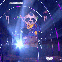 Panda Entrance GIF by The Masked Singer UK & The Masked Dancer UK