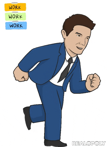 Business Guy Running GIF by Realopoly