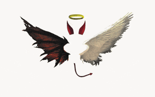 TheEssenceWorld essence angel wings devil wings essence logo GIF