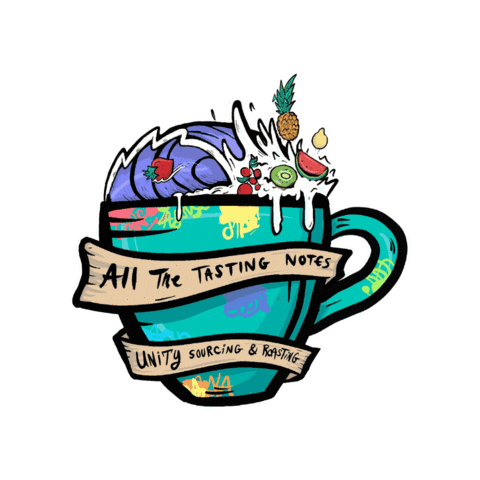 Unity Coffee Sticker