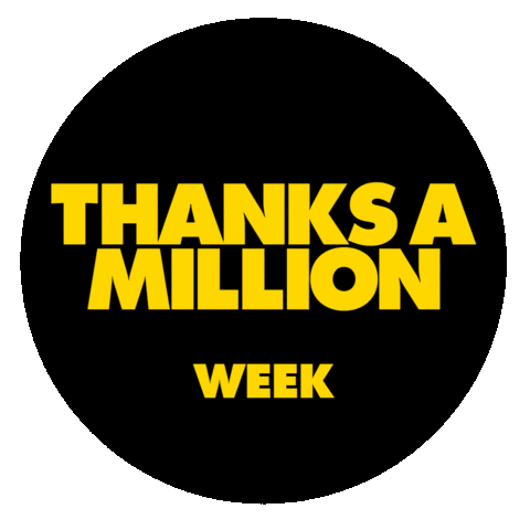 Thanks A Million Grocery Sticker by No Frills