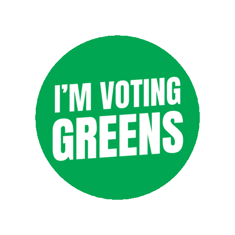 Vote Politics Sticker by Australian Greens