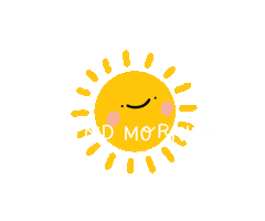 Good Morning Smile Sticker