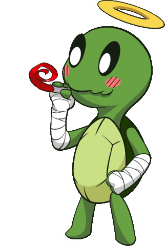Turtle Sticker by Korasama