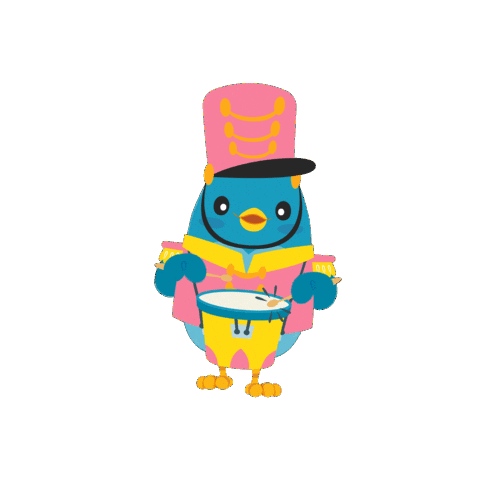 Drums Orchestra Sticker by DITTY BIRD