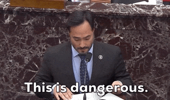 This Is Dangerous Joaquin Castro GIF by GIPHY News
