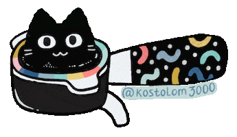 Black Cat Sticker