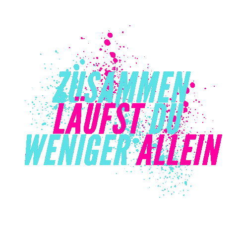 Du Zusammen Sticker by Laufhaufen