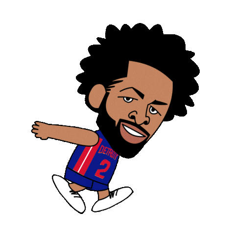Detroit Pistons Dance Sticker
