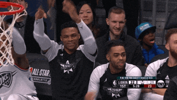 Happy Russell Westbrook GIF by NBA - Find & Share on GIPHY
