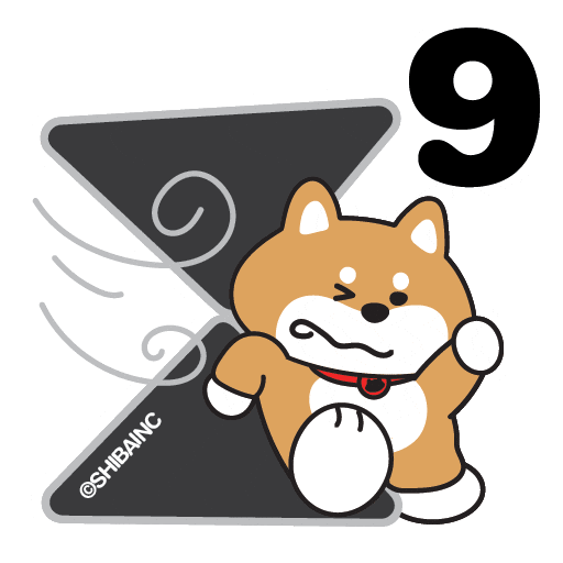柴犬 Typhoon Sticker by SHIBAINC