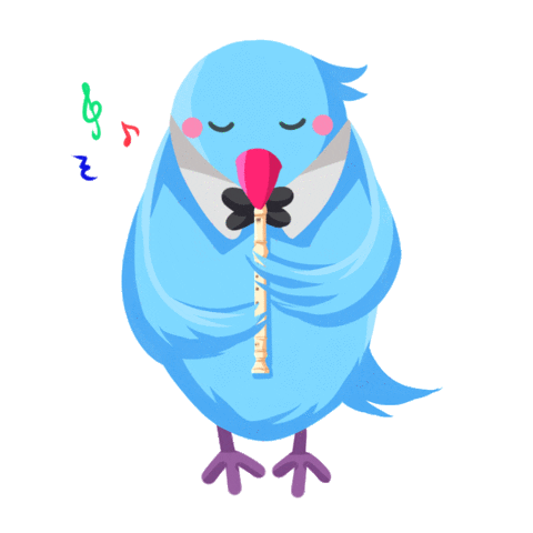 Perform Blue Bird Sticker by EchoKids